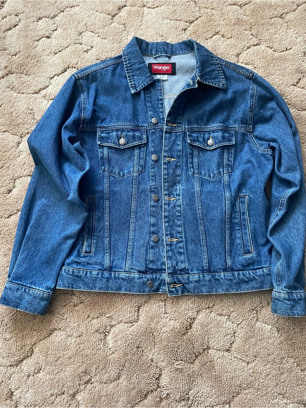 Wrangler Blue Denim Shirt Jacket